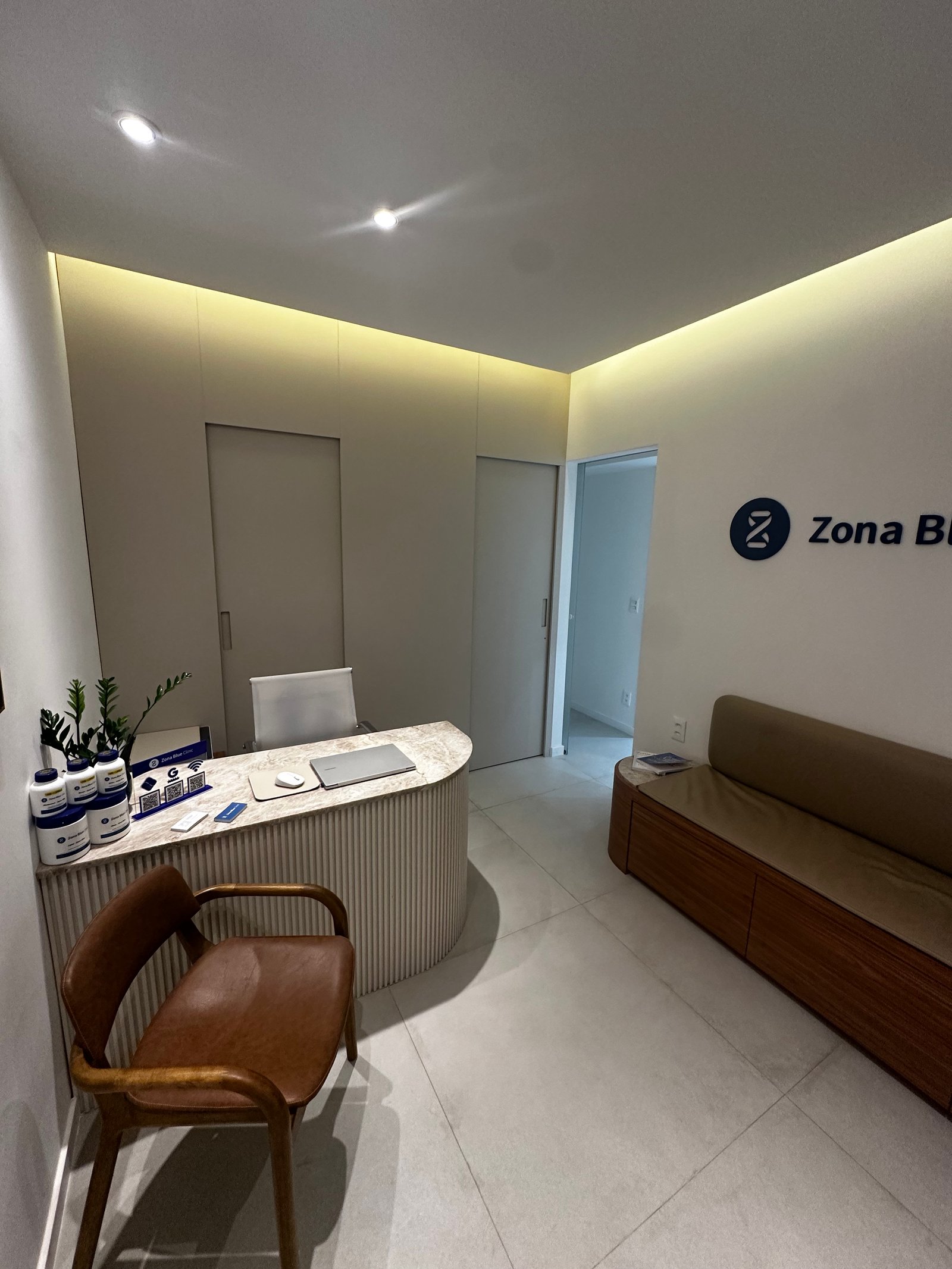 Ambiente da LongBlue Clinic